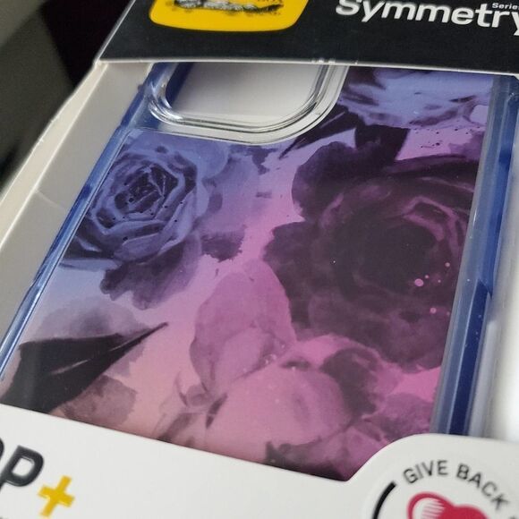 OtterBox Apple iPhone 12 Pro Max Symmetry Phone Case 5G Floral Ombre Goth Roses - Picture 6 of 6